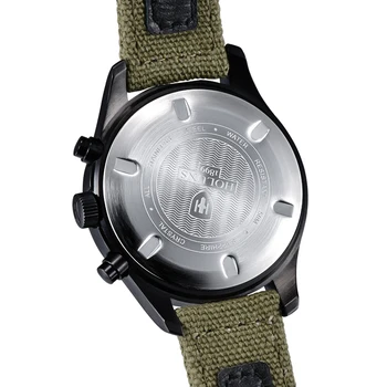 Pôvodné HOLUNS človek značky Hodinky multifunkčné športové muž chronograf módneho priemyslu svetelný luxusné denim vojenské hodinky